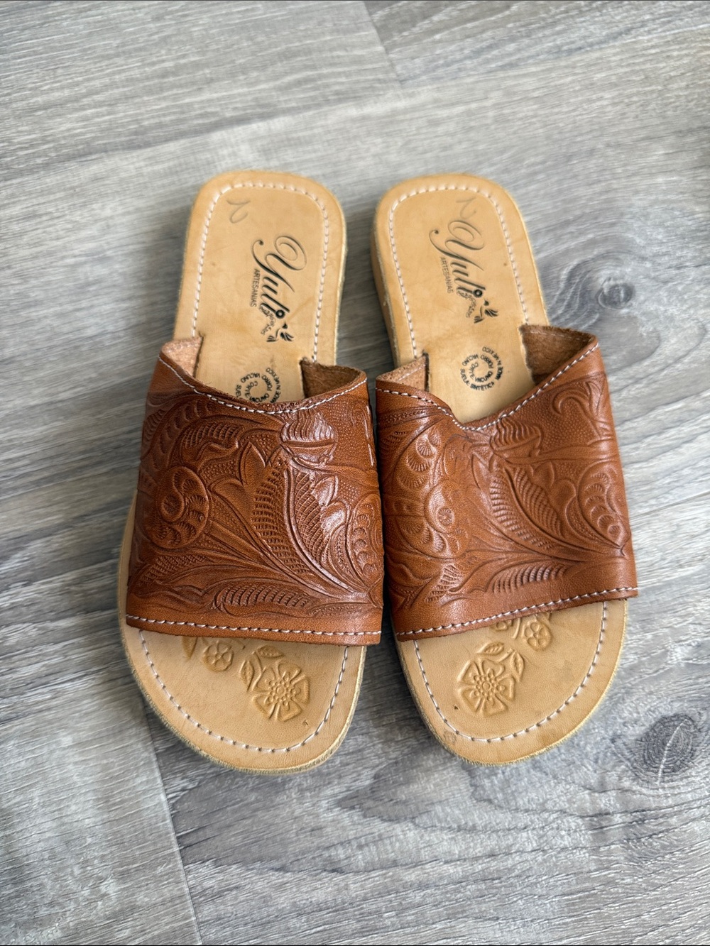 Brown sandals